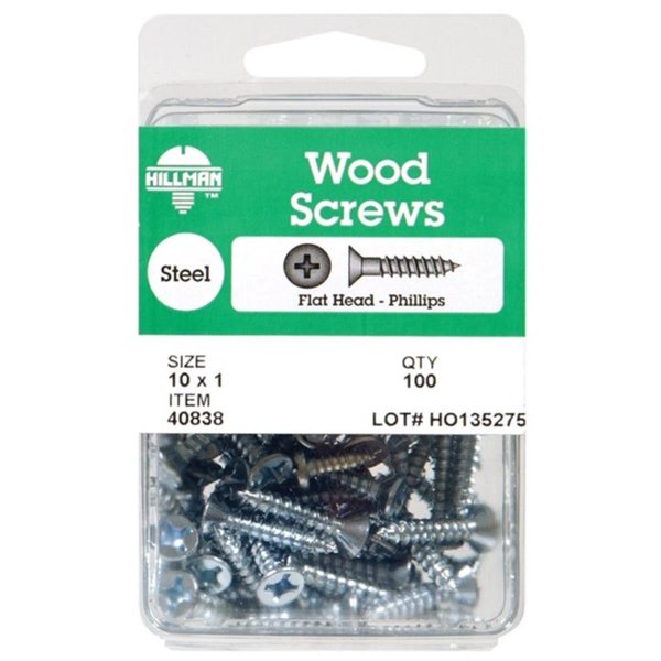 Hillman Wood Screw, Phillips Drive, 5 PK 5303839